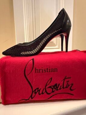 Louis Vuitton Filomena mesh heels